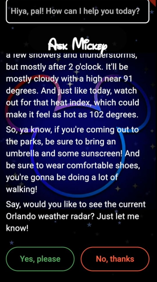 Weather forecast with heat index
